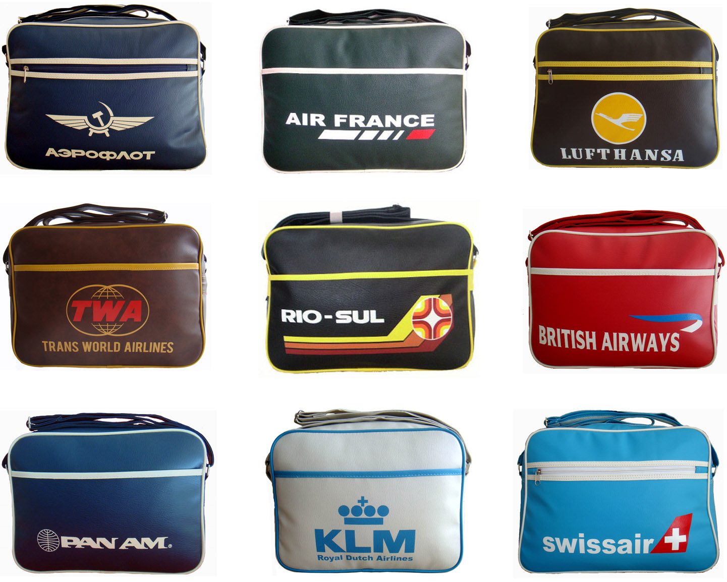 Travel: Retro Airline and Air Hostess Flight Bags - Ultra Swank